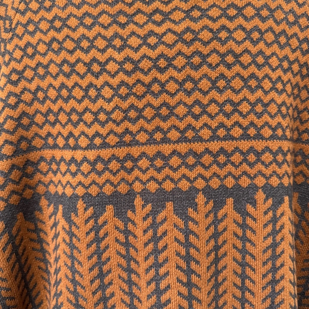 Bloomchic Gray Patterned Crewneck Pullover Relaxe… - image 6